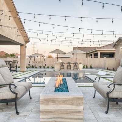 Fireplaces and Firepits #002 by Copper State Pool
