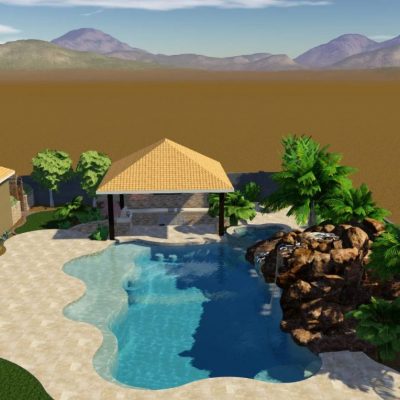 Pool Design #004 by Copper State Pool