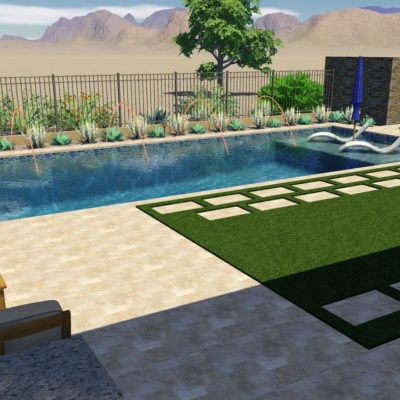Pool Design #007 by Copper State Pool